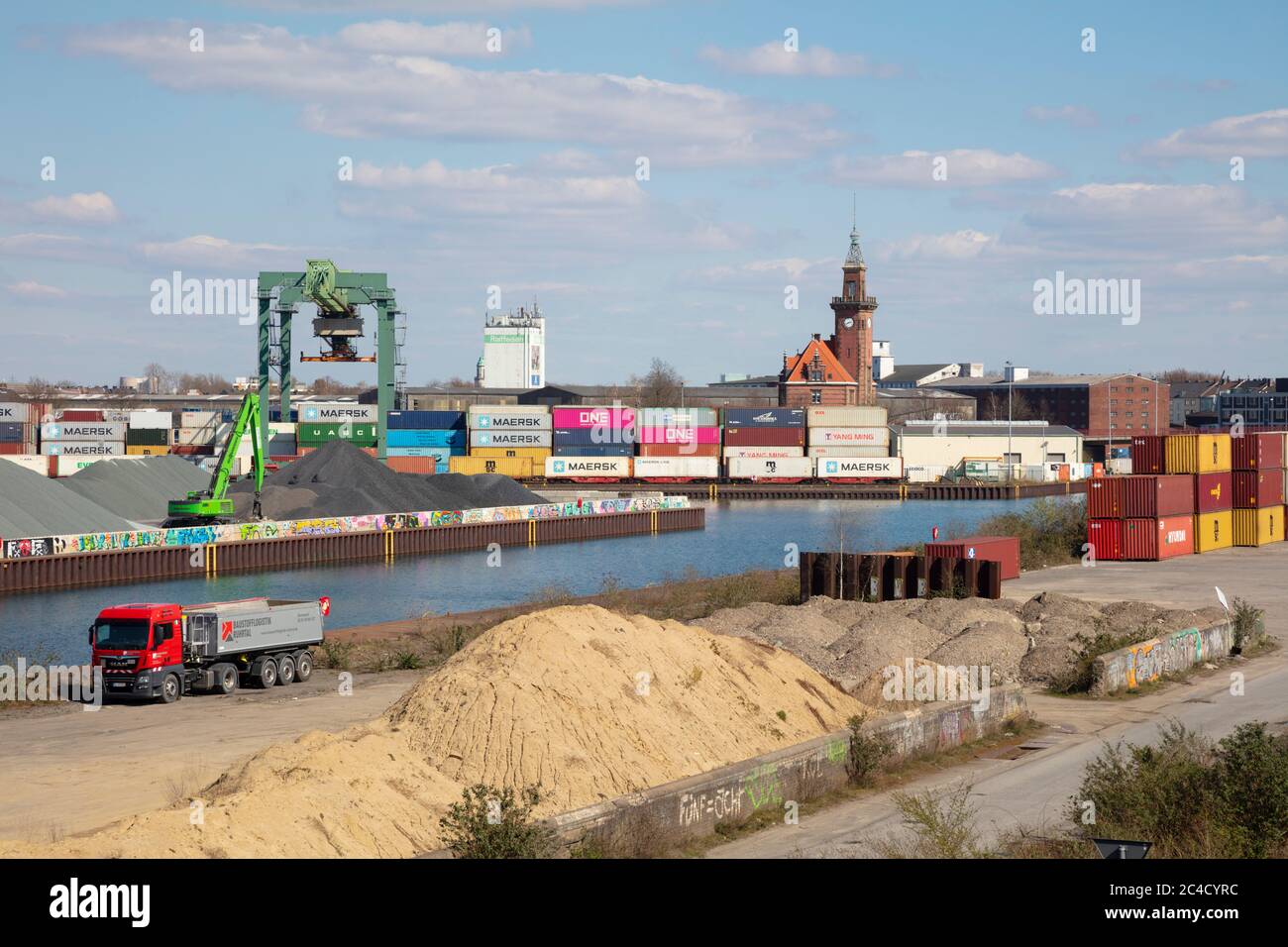 Porto, Dortmund, Ruhr, Nord Reno-Westfalia, Germania, Europa Foto Stock