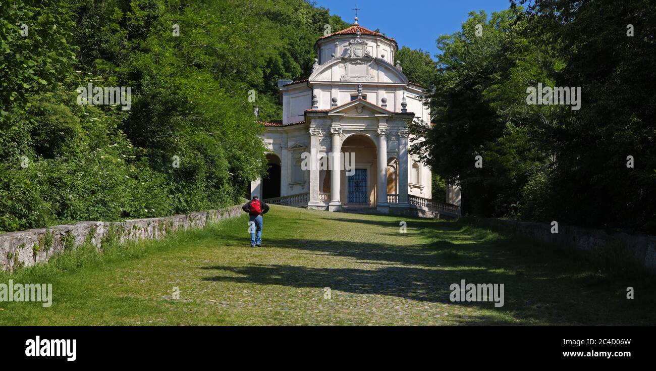 Sacro Monte di Varese, Italia. Il Sacro Monte di Varese è uno dei nove siti della Lombardia Foto Stock