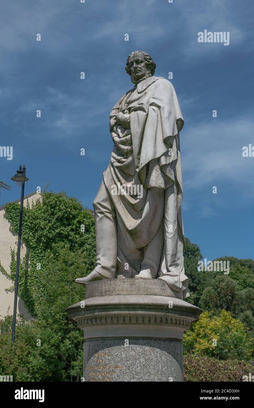 Statua del conte di Dudley. Dudley, West Midlands. REGNO UNITO Foto Stock