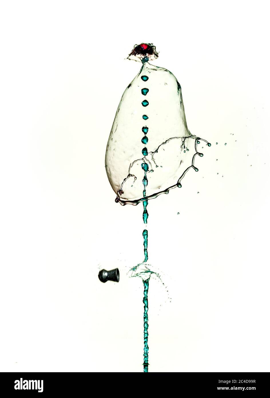 collisioni idrop art abstract Foto Stock