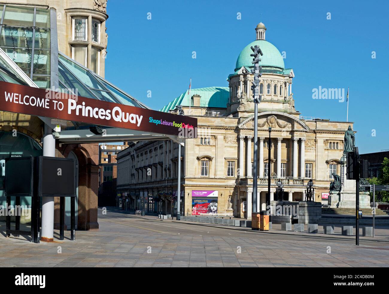 Municipio in Queen Victoria Square, Hull, Humberside, East Yorkshire, Inghilterra Regno Unito Foto Stock