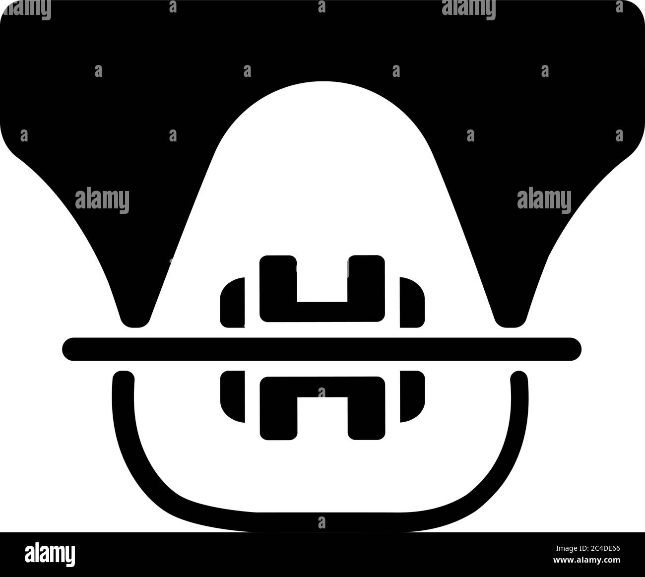 Cura dentale , icone dentali illustrazione / dentali Illustrazione Vettoriale