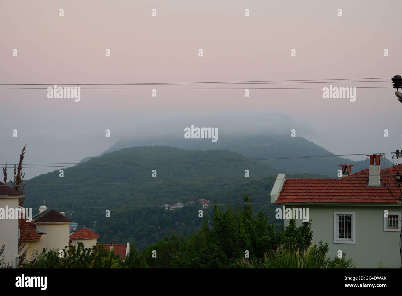 Splendida vista mattutina a Fethiye, Turchia Foto Stock
