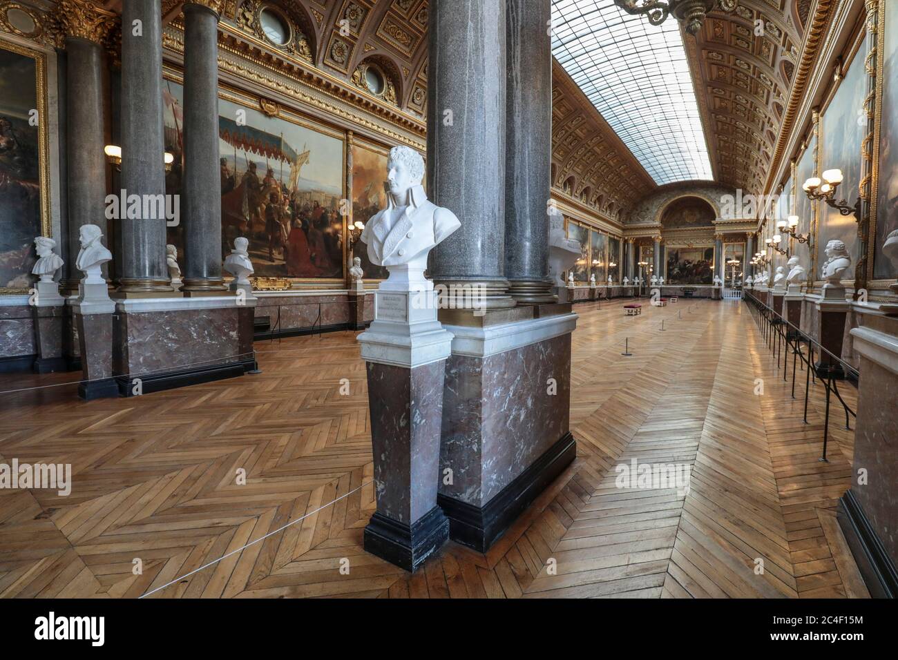 RIAPERTURA DELLA REGGIA DI VERSAILLES DOPO IL BLOCCO Foto Stock