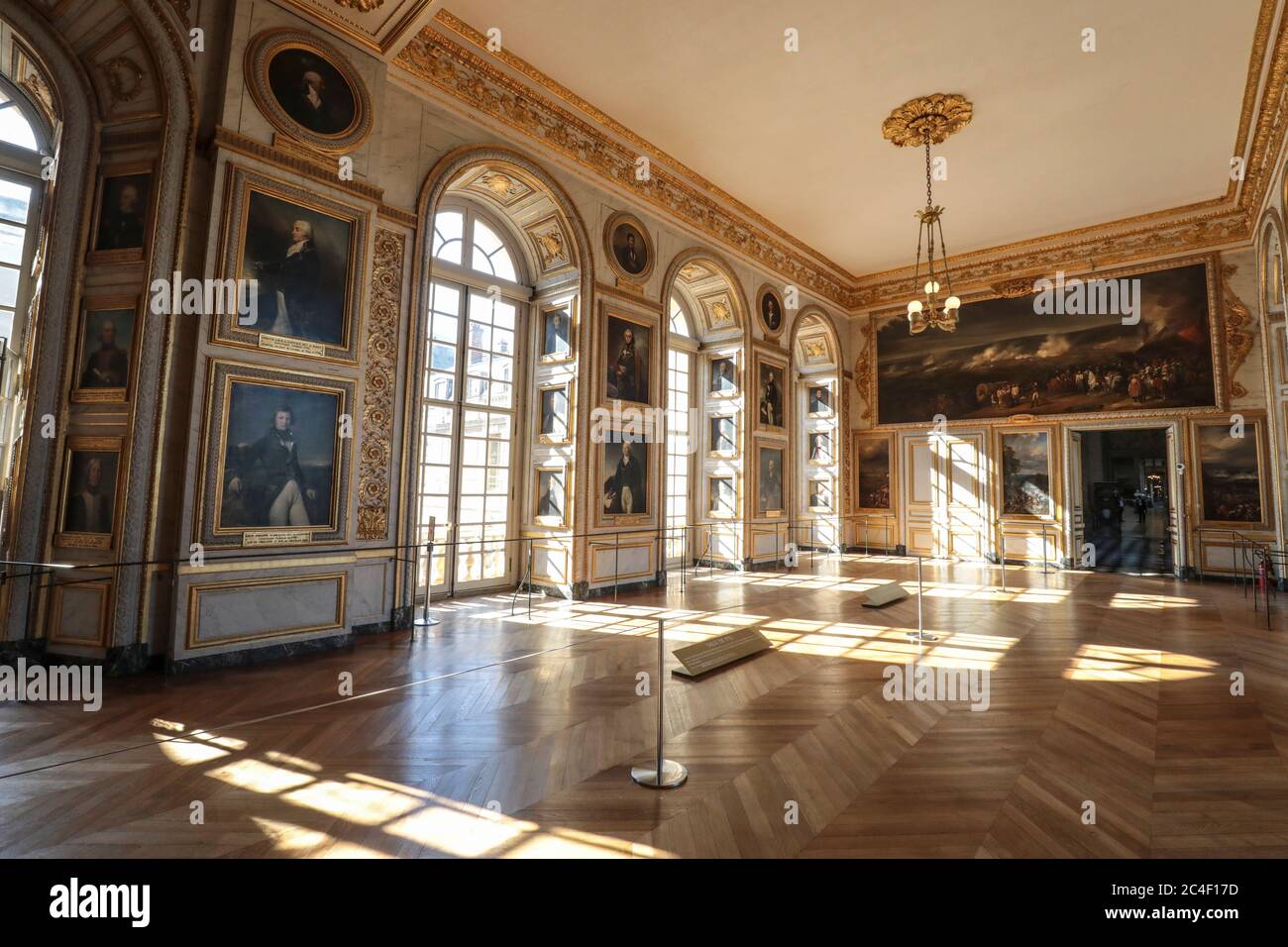 RIAPERTURA DELLA REGGIA DI VERSAILLES DOPO IL BLOCCO Foto Stock