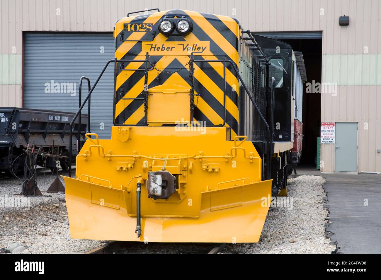 Heber Valley Railway Museum, Heber City, Utah, USA, Nord America Foto Stock