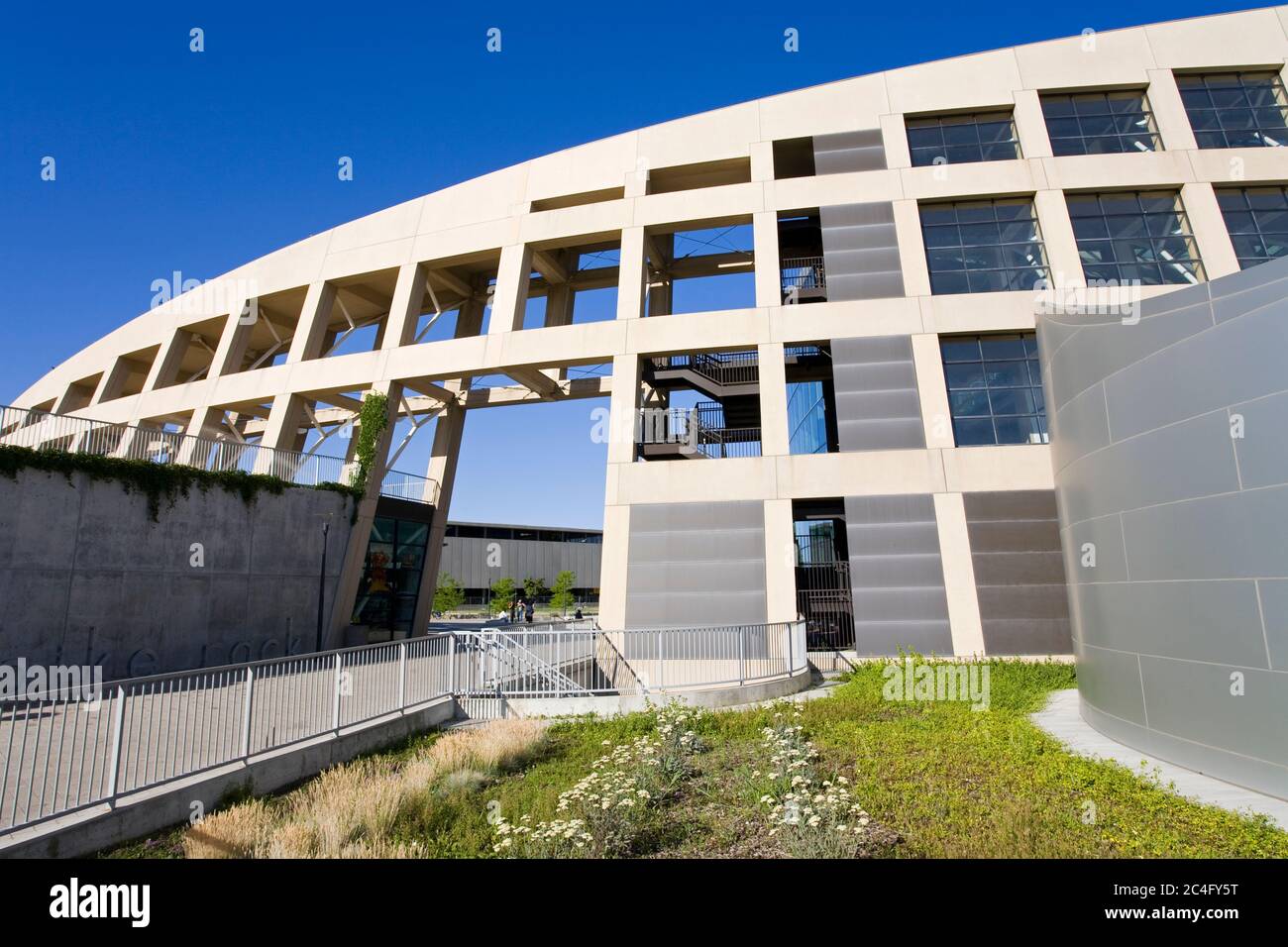 Biblioteca pubblica nel centro di Salt Lake City, Utah, USA, Nord America Foto Stock