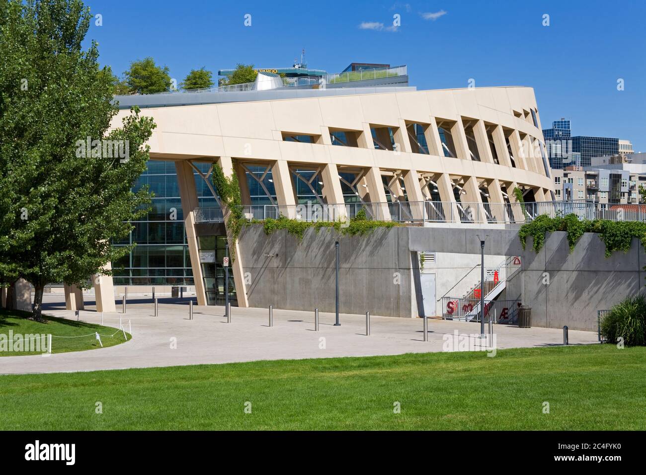 Biblioteca pubblica, Salt Lake City, Utah, USA, Nord America Foto Stock