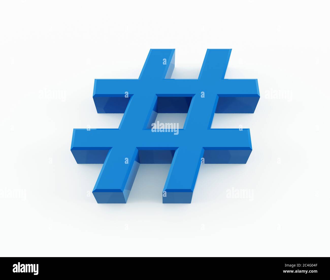 Simbolo hashtag Foto Stock