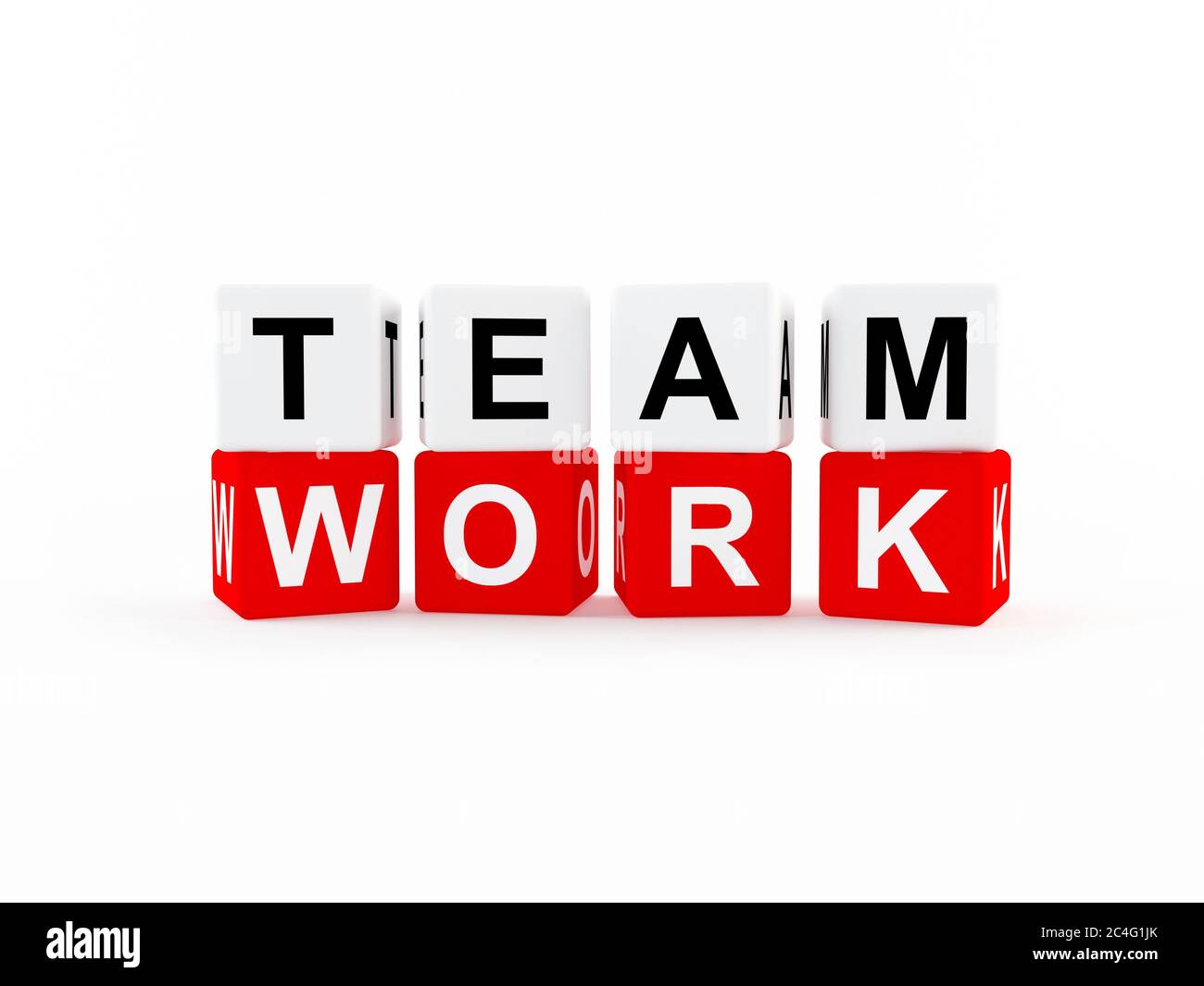 Icona del lavoro di squadra Foto Stock