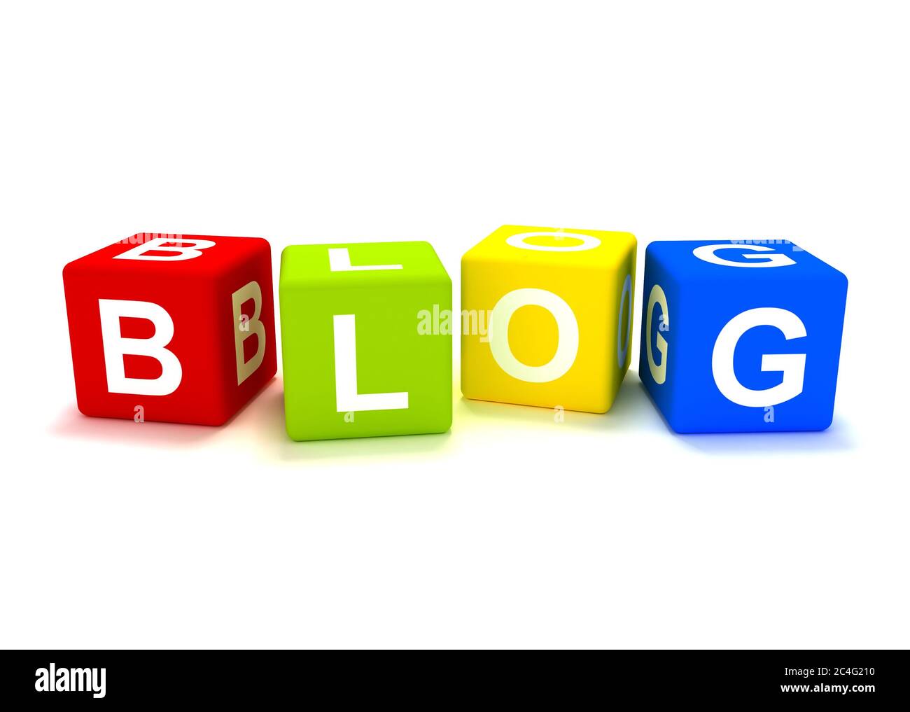 Blog di icona web Foto Stock