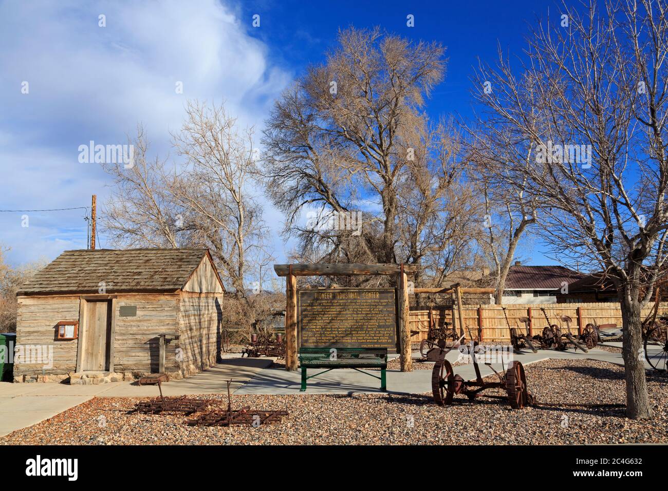 Pioneer Industrial Center Museum, Parowan, Utah, USA Foto Stock