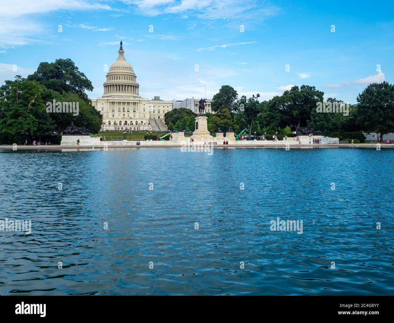 L'edificio del Campidoglio degli Stati Uniti a Washington DC Foto Stock