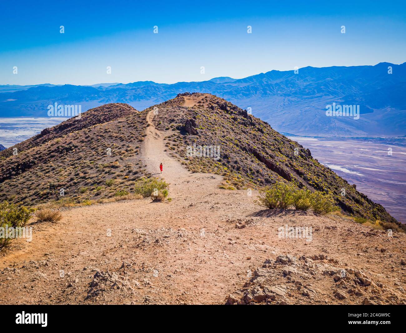 Paesaggio dalla cima del Dante's View nella Death Valley, California, USA Foto Stock
