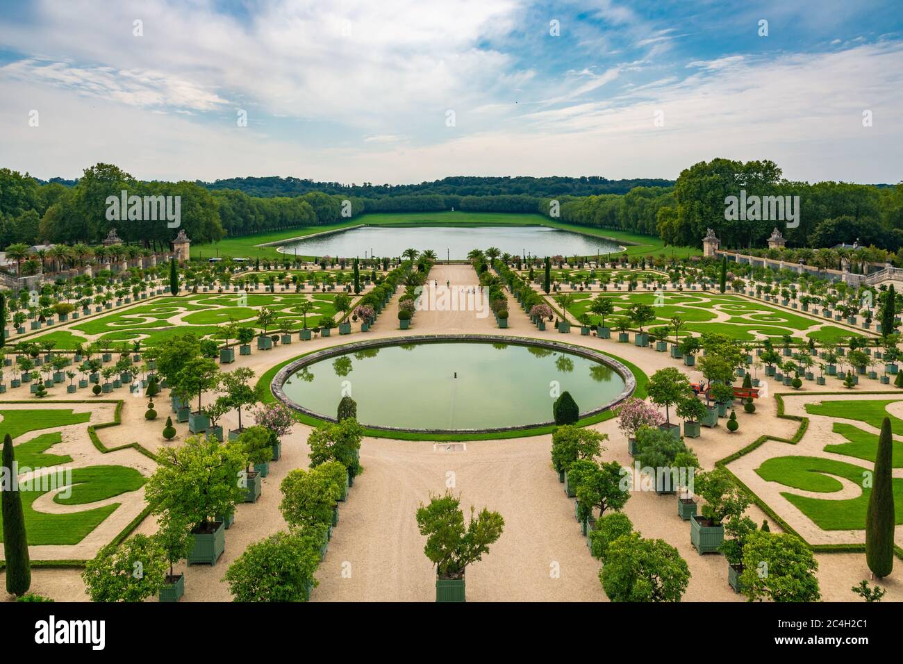 Il giardino di Versailles Foto Stock
