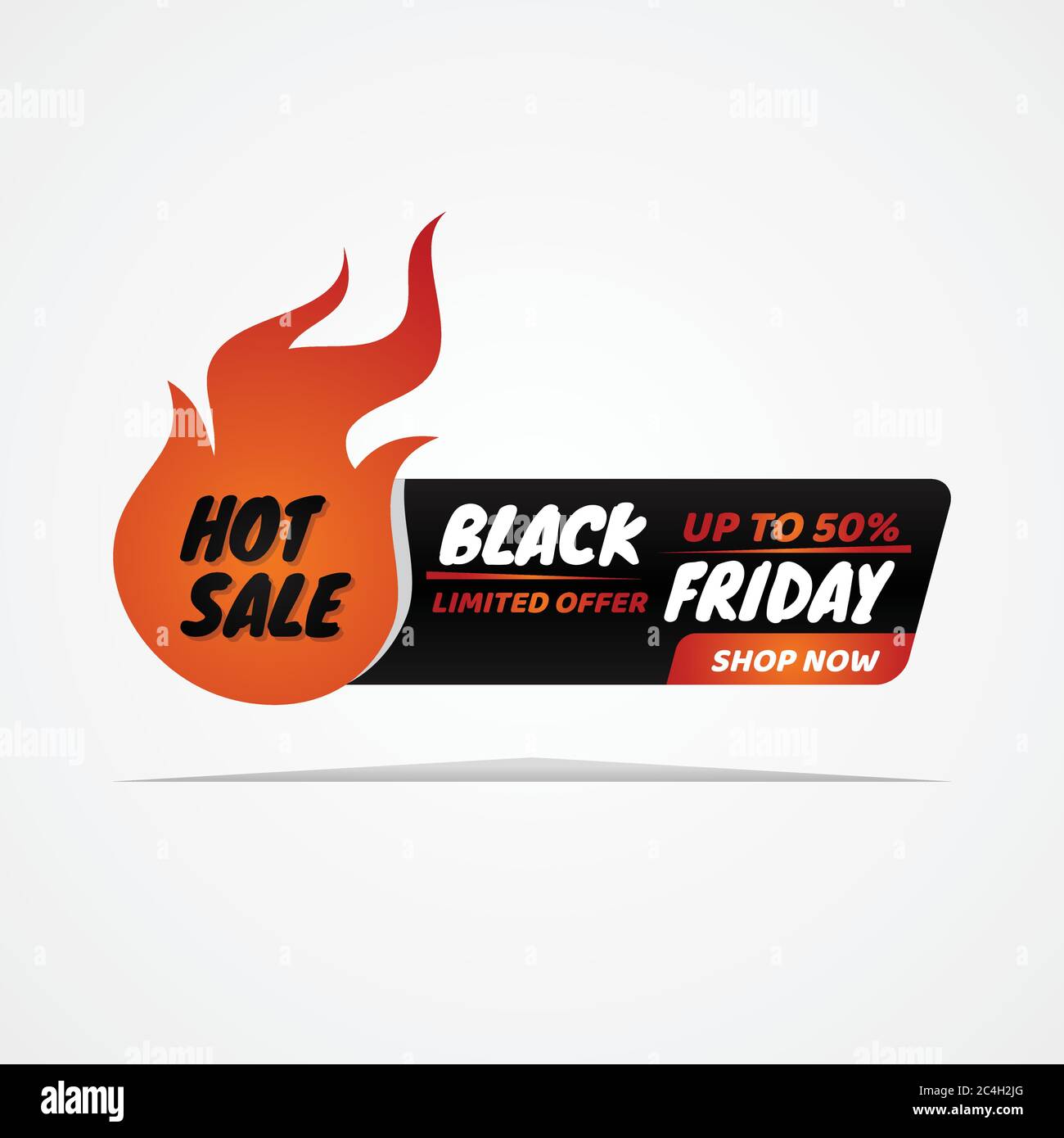 Black friday: Modello di banner per la promozione commerciale. Vendita elemento banner design modello. Illustrazione vettoriale EPS.8 EPS.10 Illustrazione Vettoriale