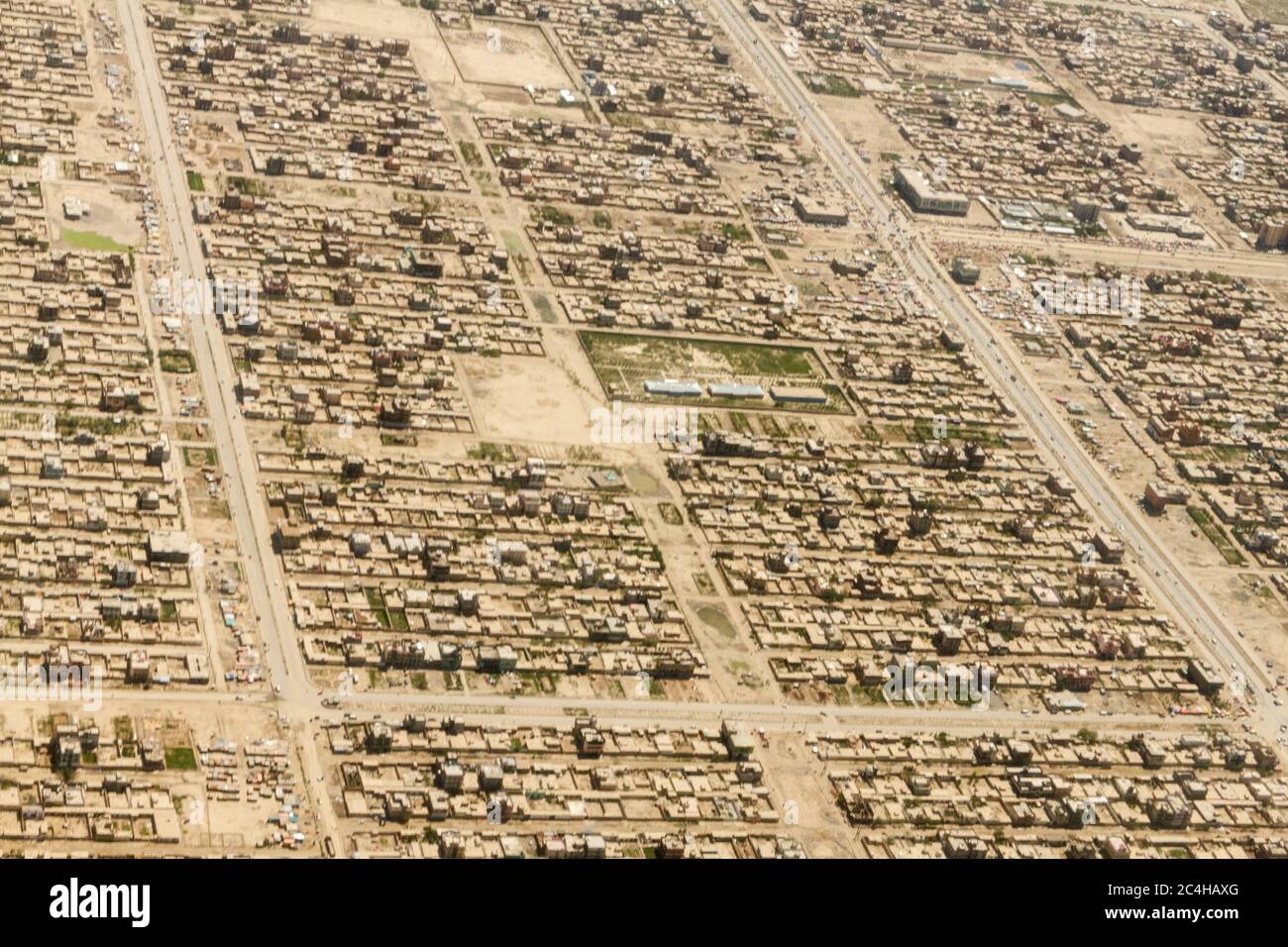 Vista aerea case residenziali in kabul Afghanistan Foto Stock