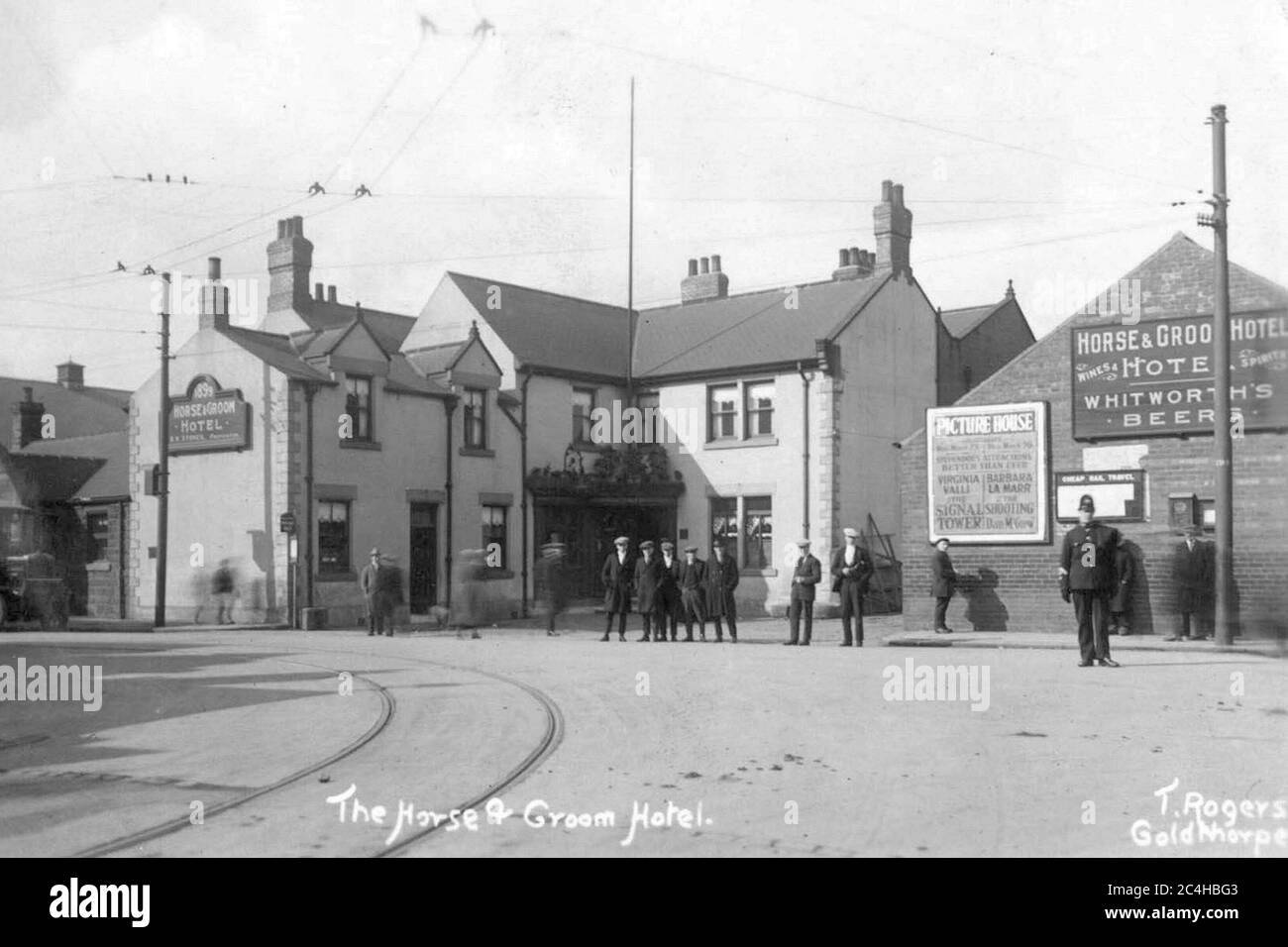 HORSE & GROOM HOTEL GOLDTHORPE CASA PUBBLICA Foto Stock