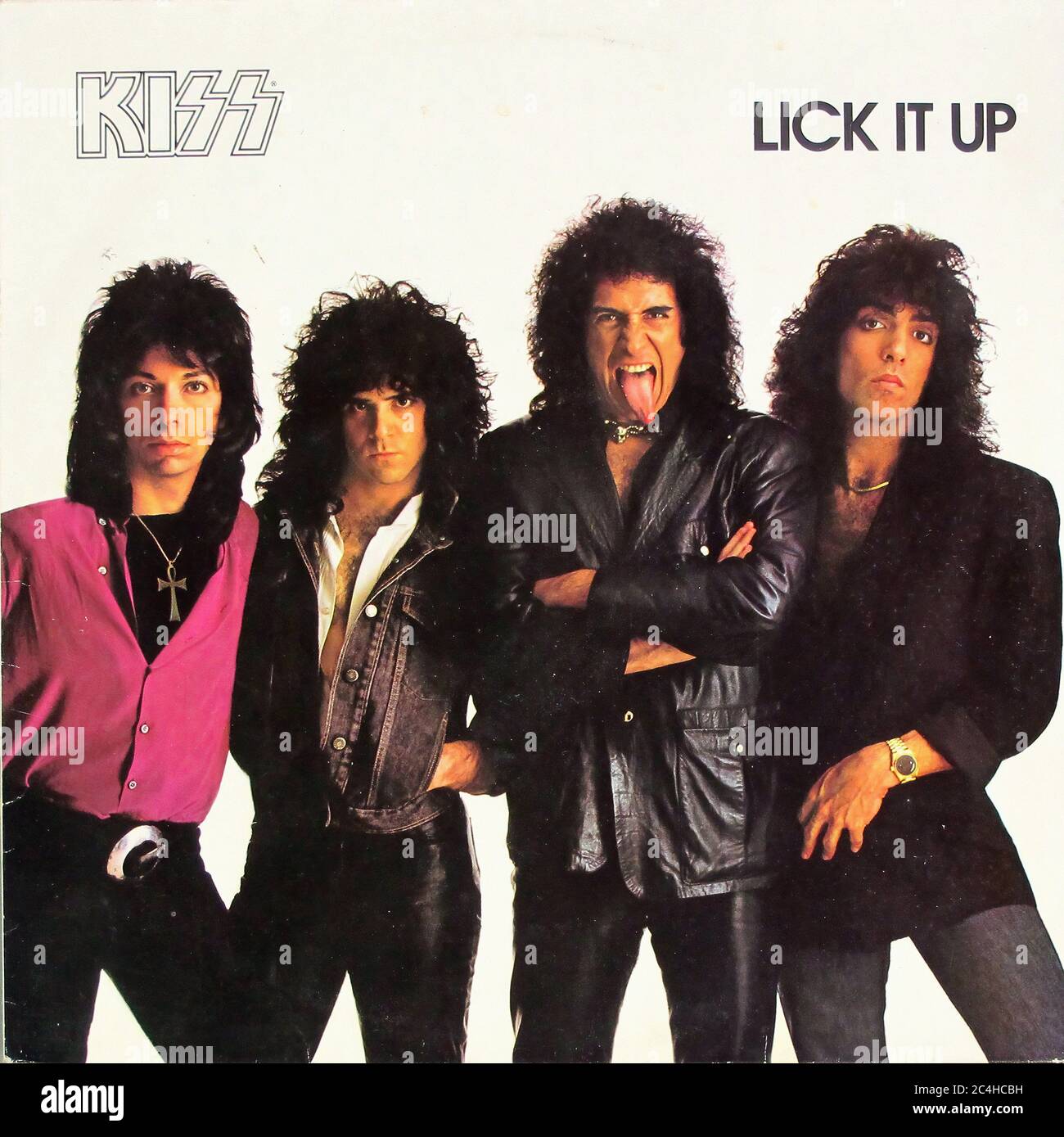 Kiss Lick IT UP 12'' LP Vinyl - copertina vintage Foto stock - Alamy