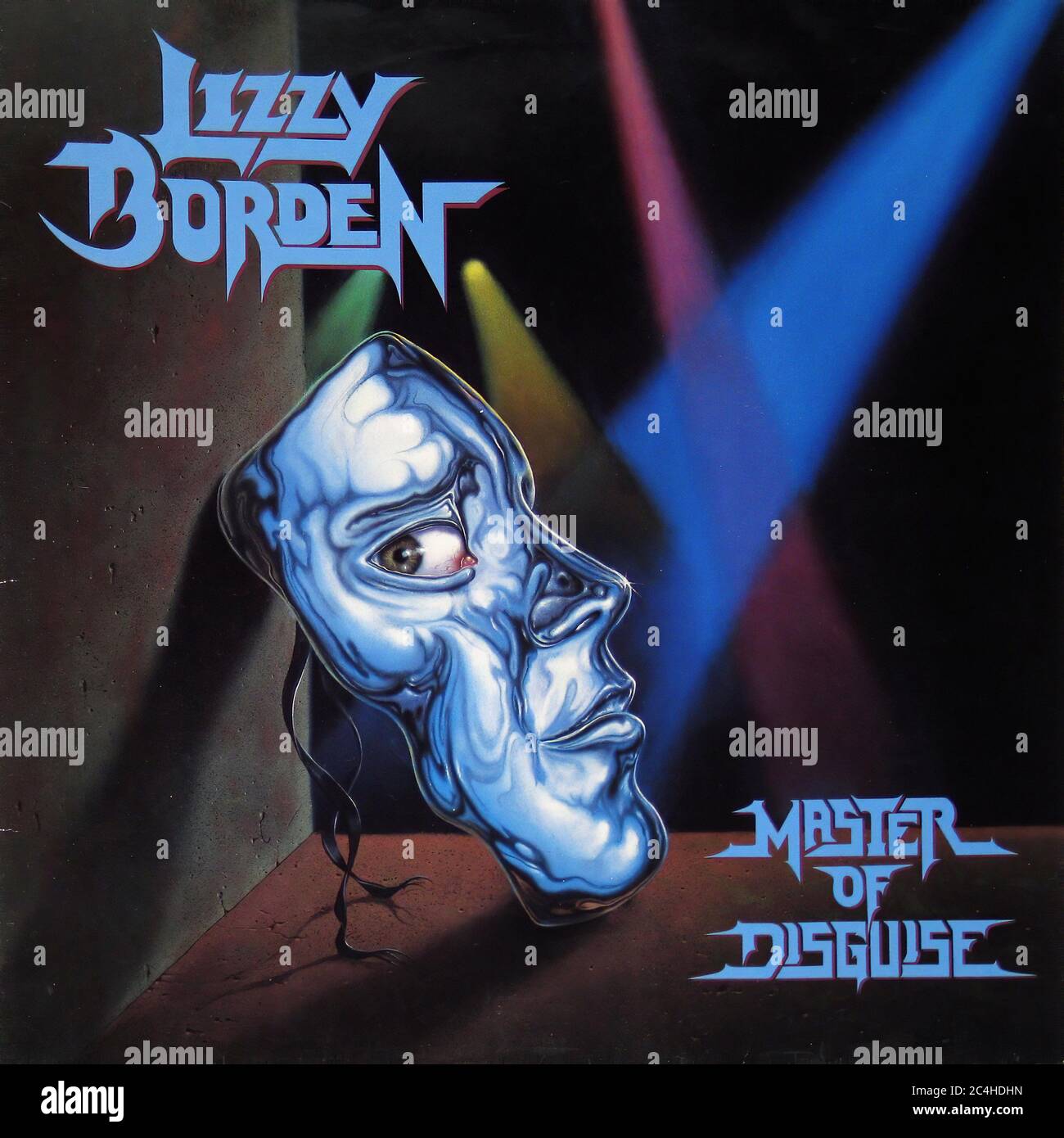 Lizzy Borden Master of Discoise 12'' Vinyl LP - copertina vintage Foto Stock