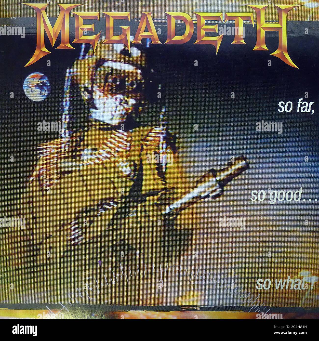Megadeth finora così buono così che cosa 12 'vinile LP - 02 vintage cover Foto Stock