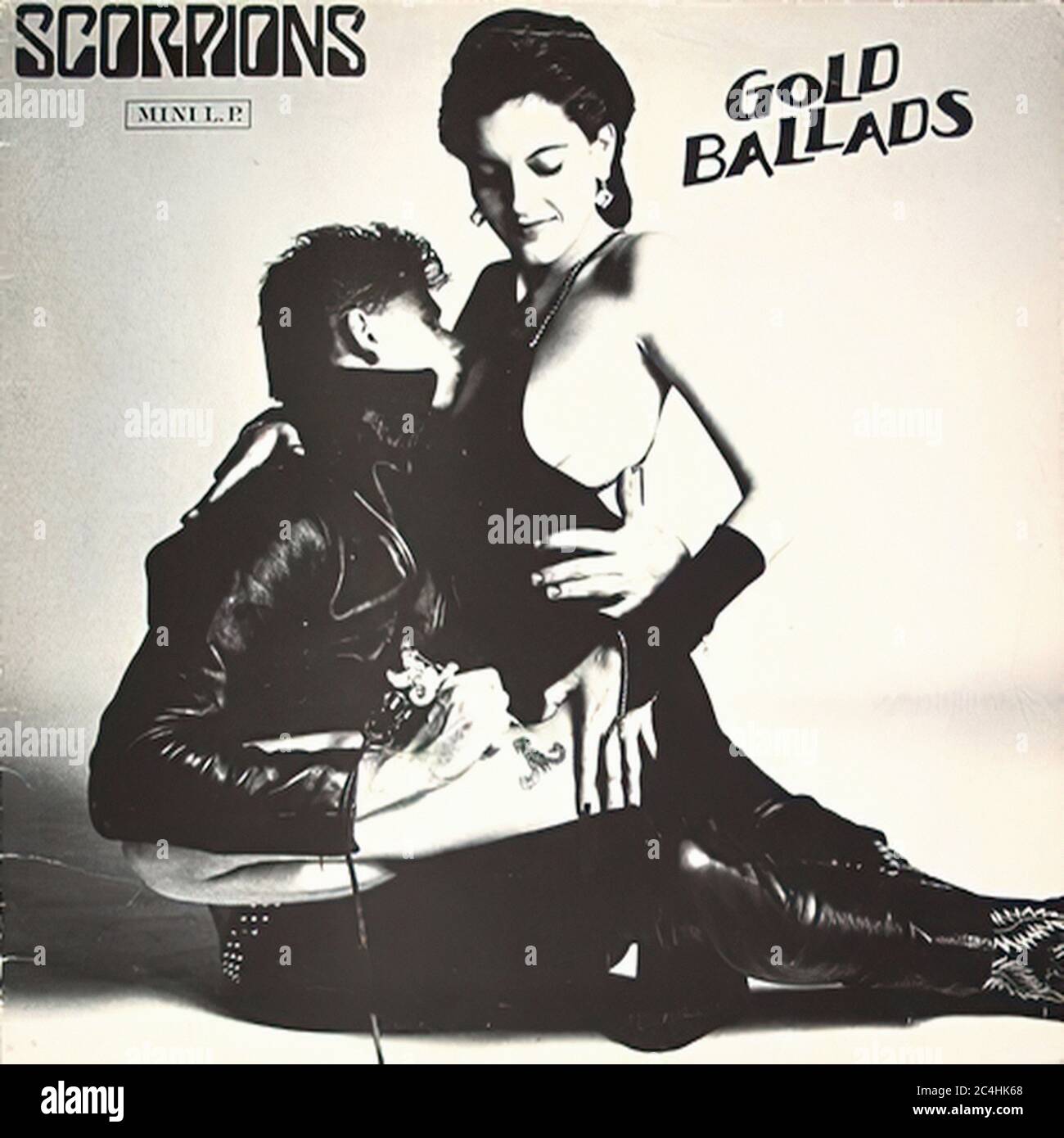 Scorpions Gold Ballads 12'' Mini LP Vinyl - copertina vintage Record Foto Stock