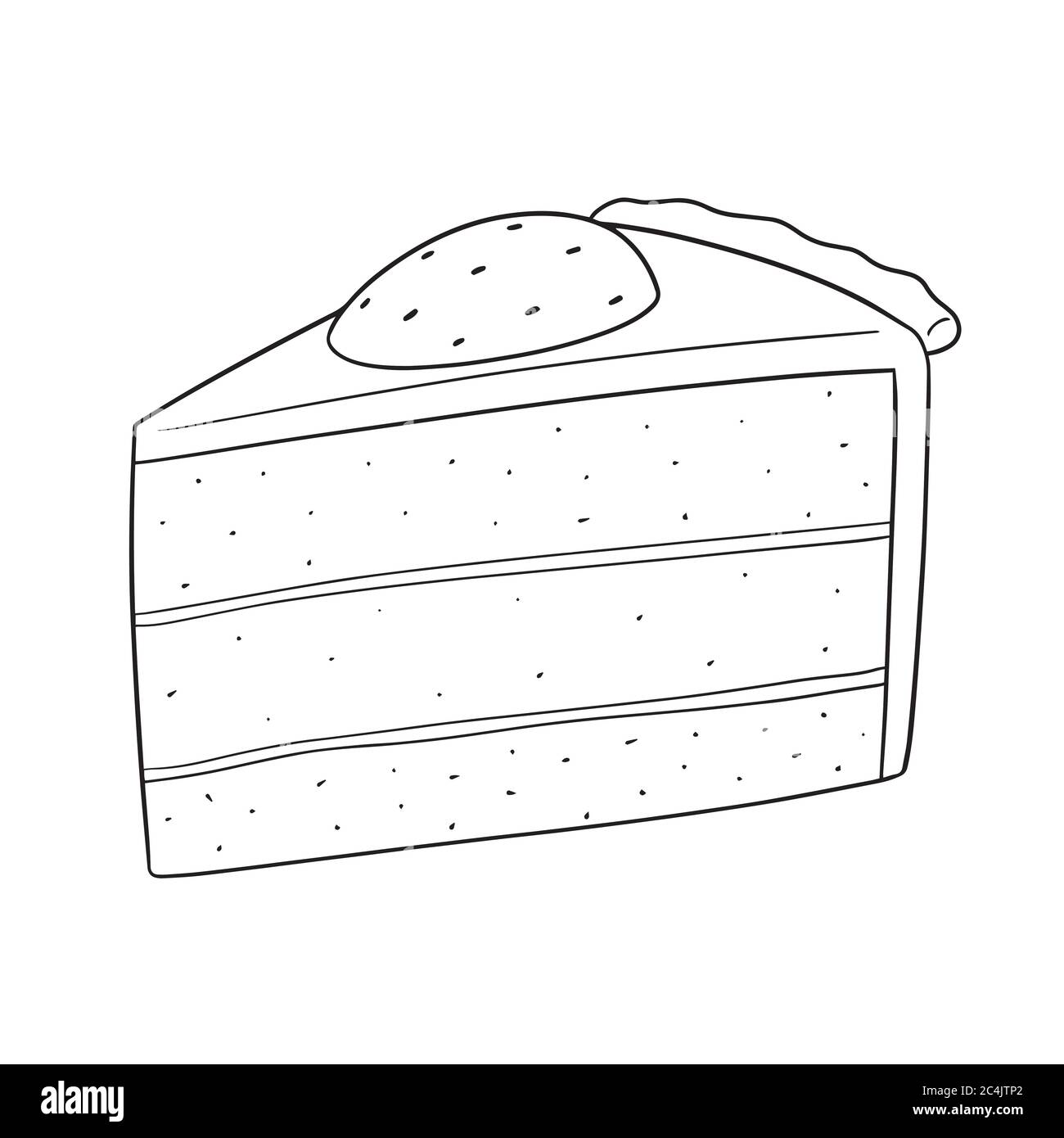 vettore di torta Illustrazione Vettoriale