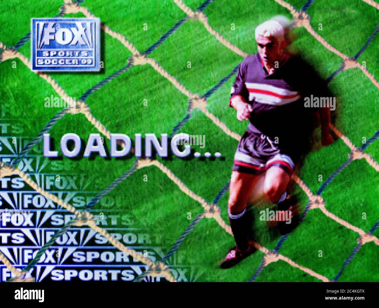 Fox Sports Soccer 99 - Sony PlayStation 1 PSX - solo per uso editoriale Foto Stock