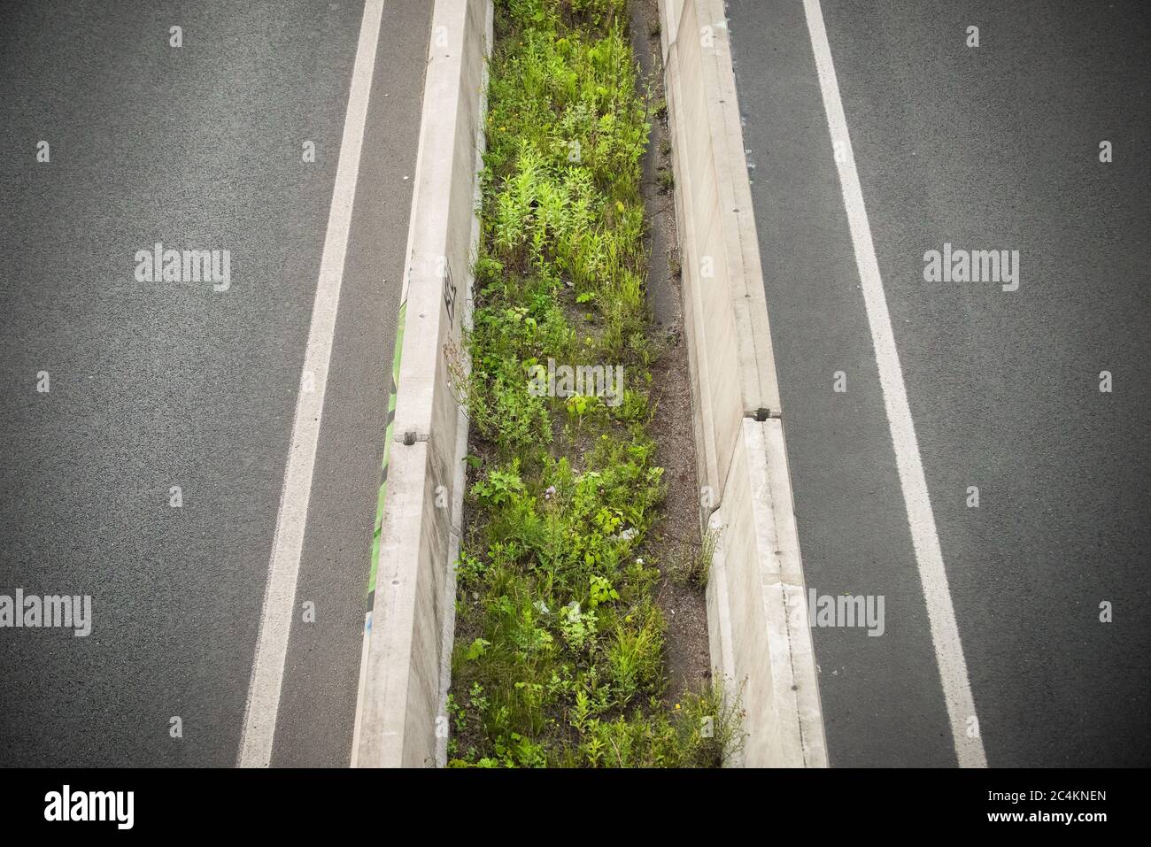 autostrada tedesca Foto Stock