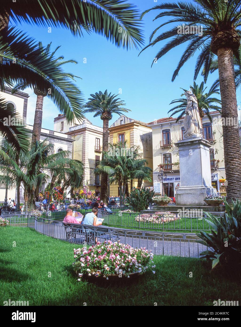 Piazza Sant'Antonino, Sorrento, Campania, Italia Foto Stock