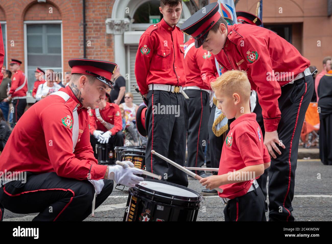 12 luglio Parade, Belfast Foto Stock