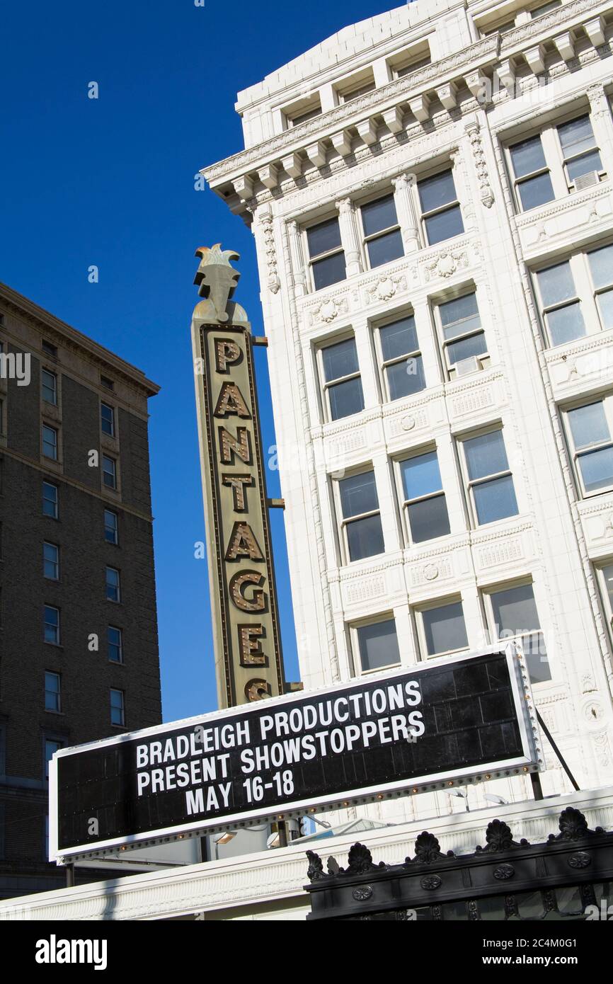 Pantages Theatre, Tacoma, Washington state, USA Foto Stock