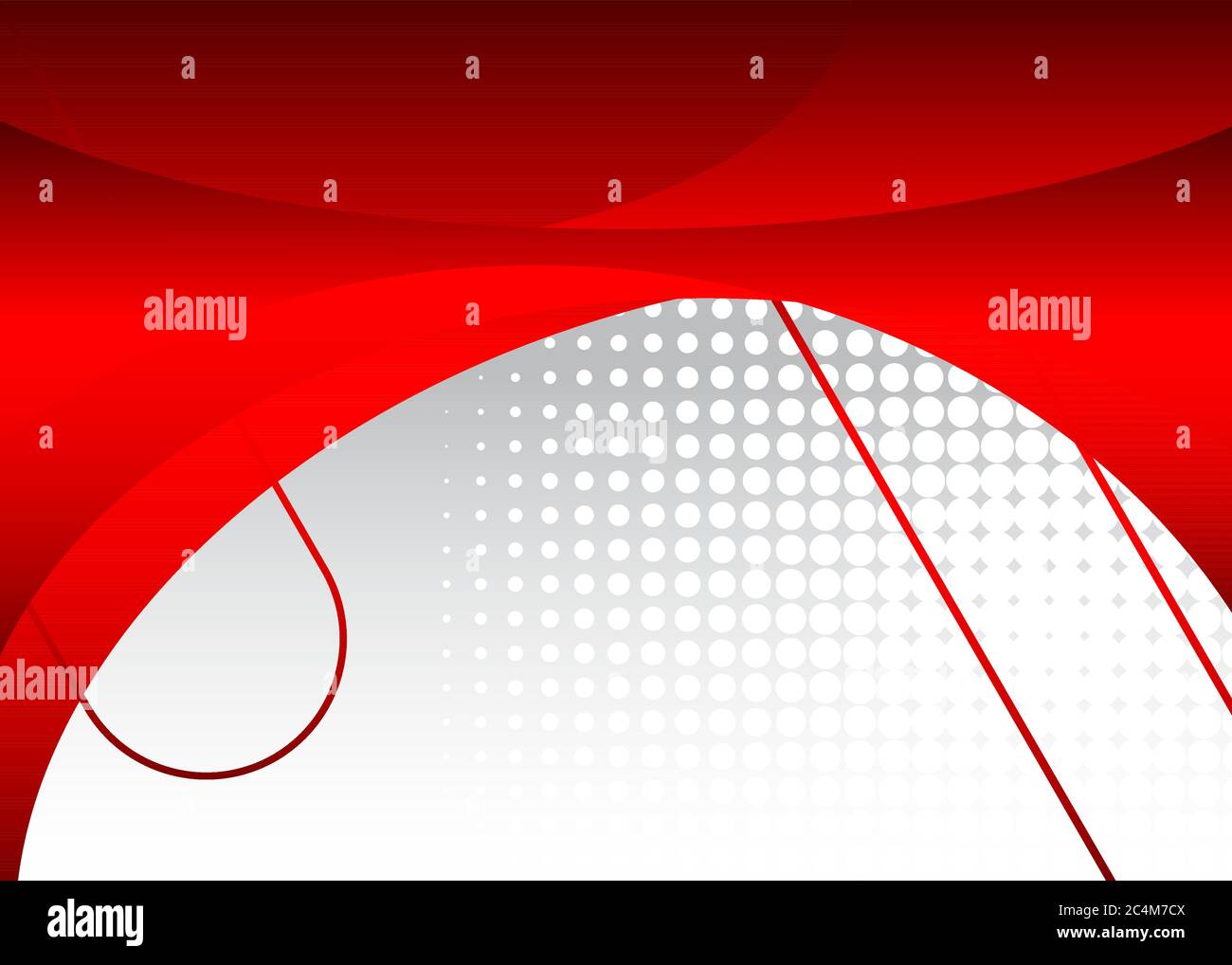 Grafica moderna con linee curve per bacheca, per la progettazione di testi e messaggi, illustrazione vettoriale astratta. Illustrazione Vettoriale