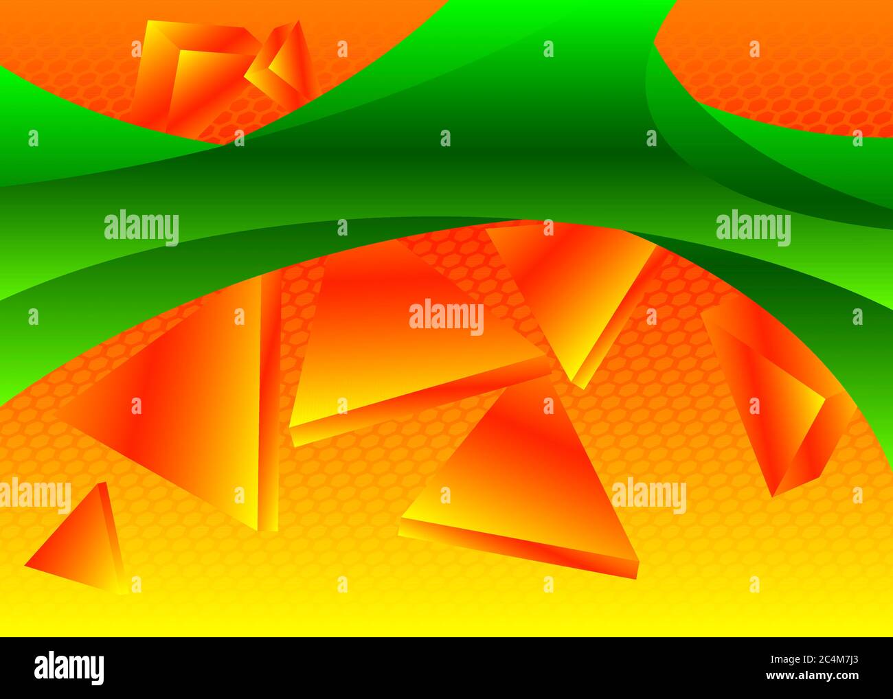 Grafica moderna con linee curve per bacheca, per la progettazione di testi e messaggi, illustrazione vettoriale astratta. Illustrazione Vettoriale