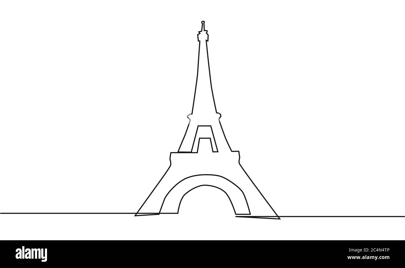 Eiffel Tower Drawing Immagini E Fotos Stock Alamy