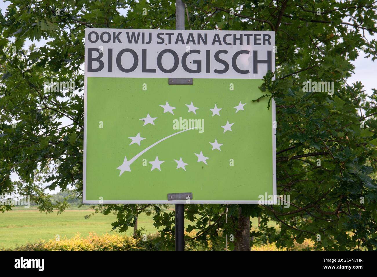 Affissioni generali Approviamo anche Biological presso Abcoude Paesi Bassi 17-6-2020 Foto Stock