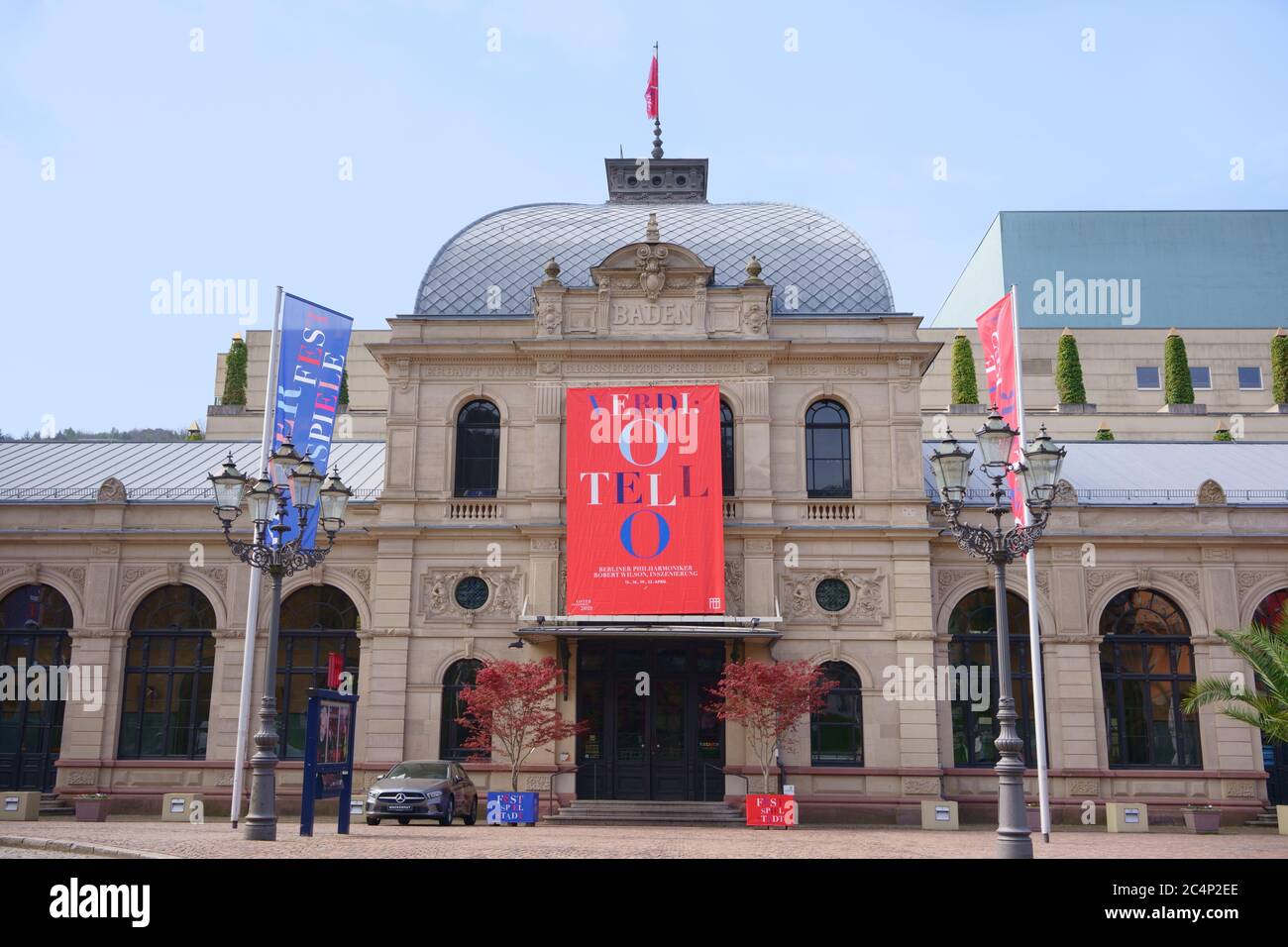 Festspielhaus Baden-Baden, il teatro d'opera e concerto più grande della Germania. Il Festival Hall è un grande locale di musica classica in Europa. Foto Stock