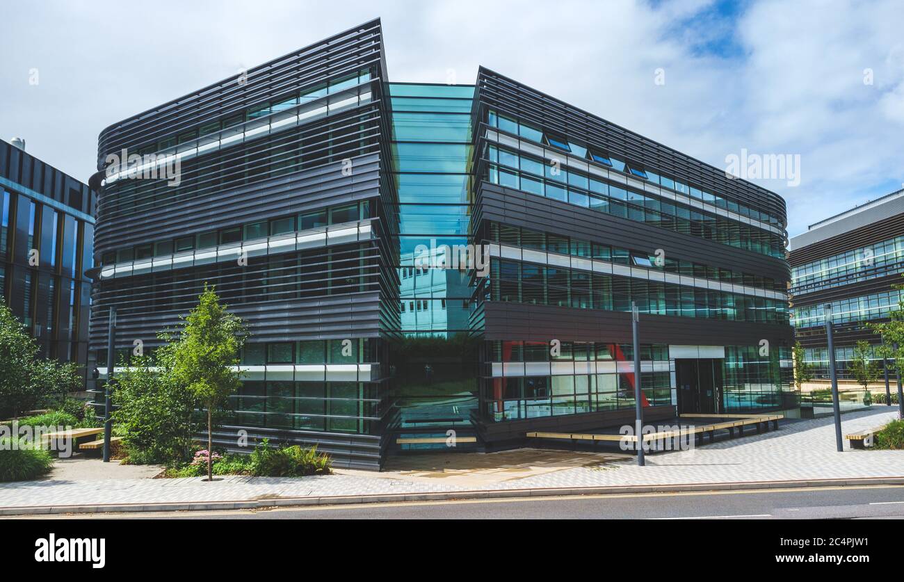 Campus universitario di Oxford al Churchill Hospital di Oxford, Regno Unito NELLA FOTO: Il Big Data Institute (BDI) Foto Stock