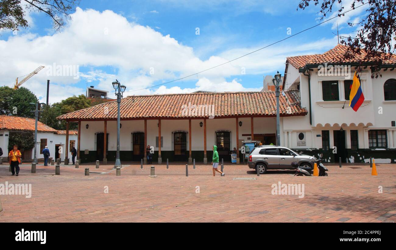 Bogota, Cundinamarca / Colombia - 8 aprile 2016: Usaquen è un quartiere residenziale e commerciale nel nord di Bogotà, capitale della Colombia Foto Stock