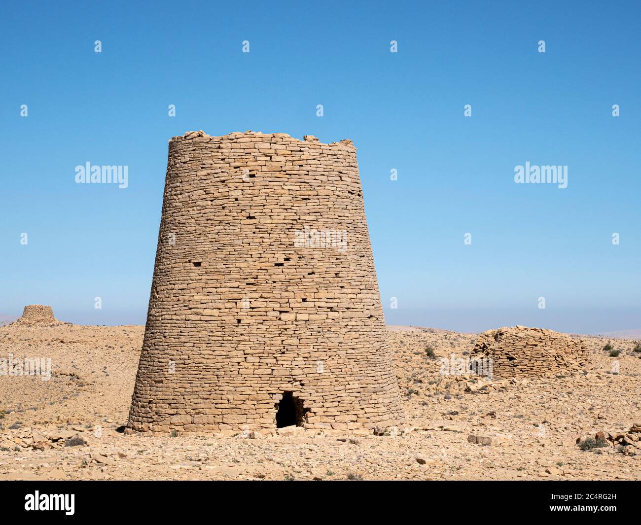 Tombe di Jabal Hafeet, risalenti a migliaia di anni fa, sultanato di Oman. Foto Stock
