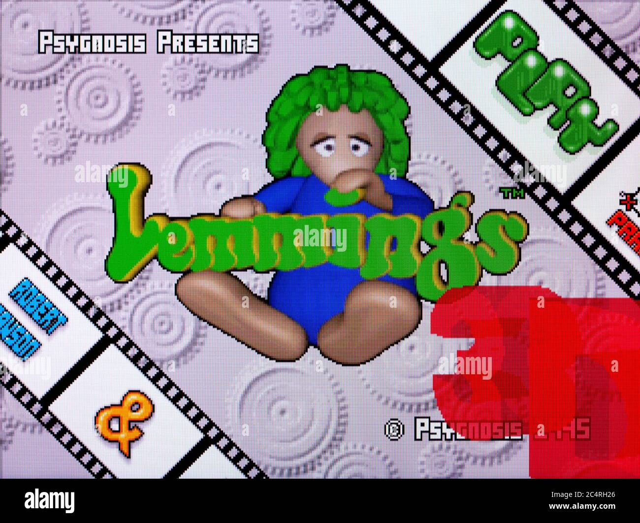 Lemmings 3D - Sony PlayStation 1 PSX - solo per uso editoriale Foto Stock