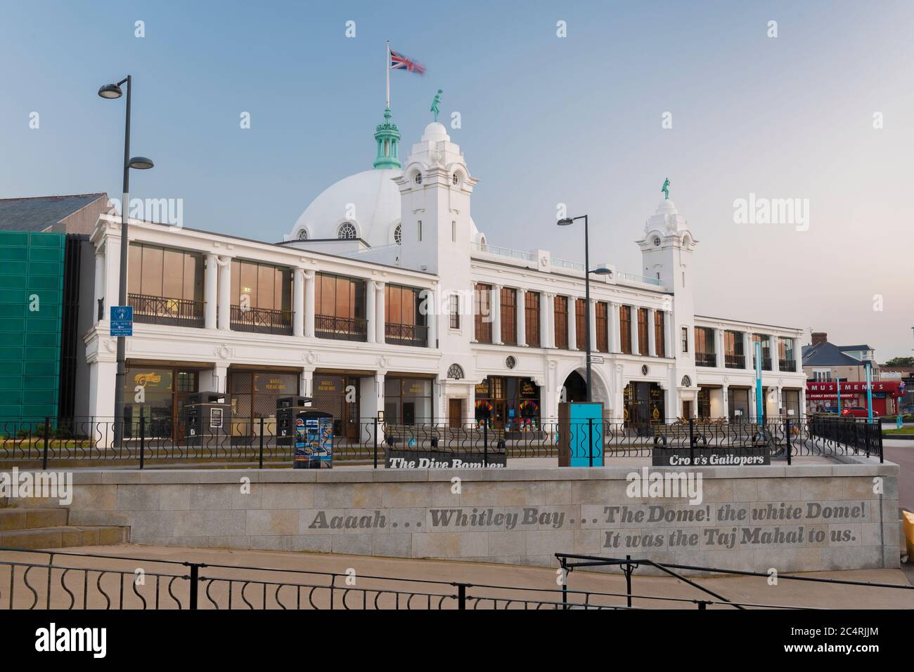 Whitley Bay, città spagnola Foto Stock