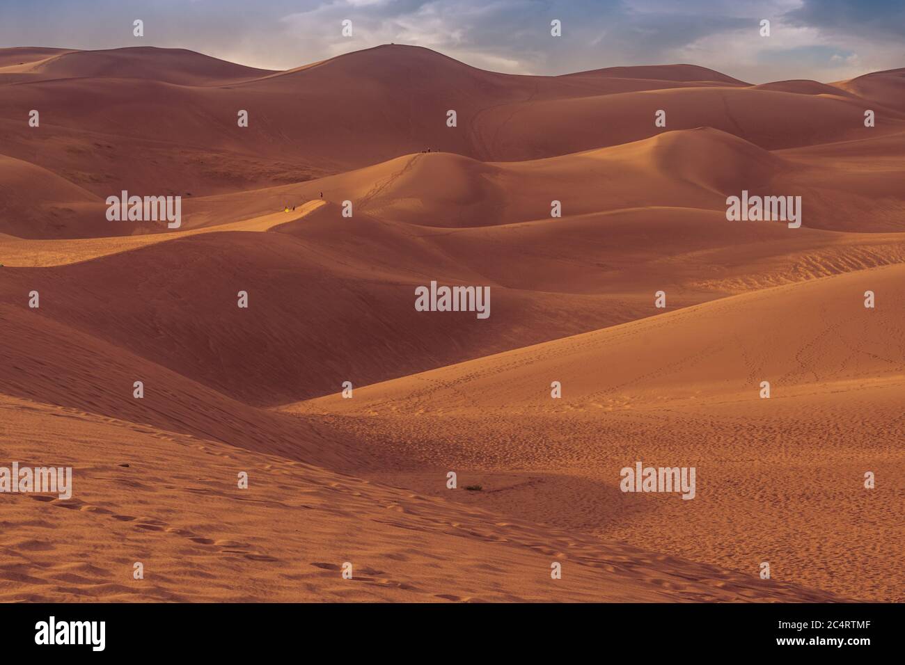 Tramonto sul Great Sand Dunes National Park Foto Stock