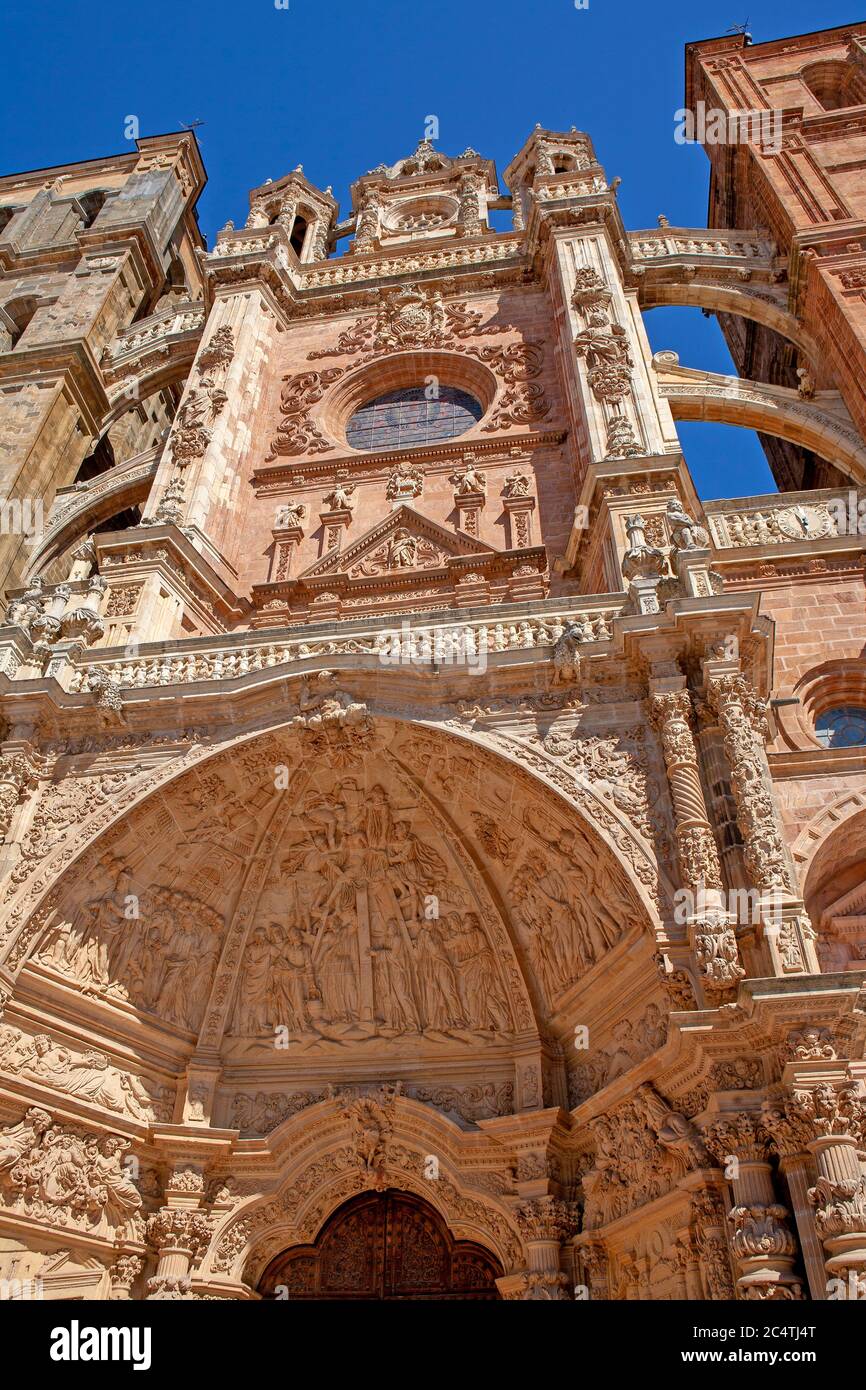 Cattedrale di Astorga Foto Stock