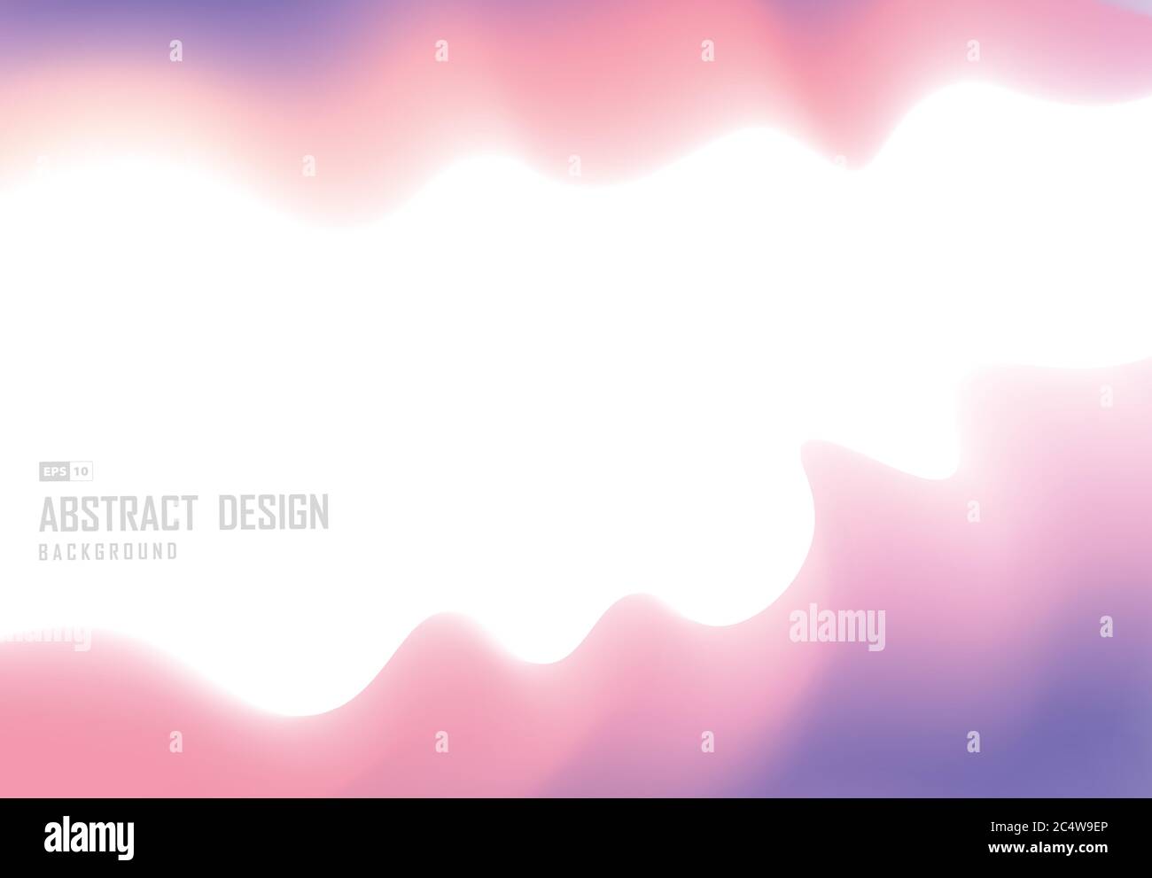 Disegno astratto colorato ondulato fluido di sfondo modello trendy. Utilizzare per annunci, poster, grafica, modello, stampa. Illustrazione vettoriale eps10 Illustrazione Vettoriale