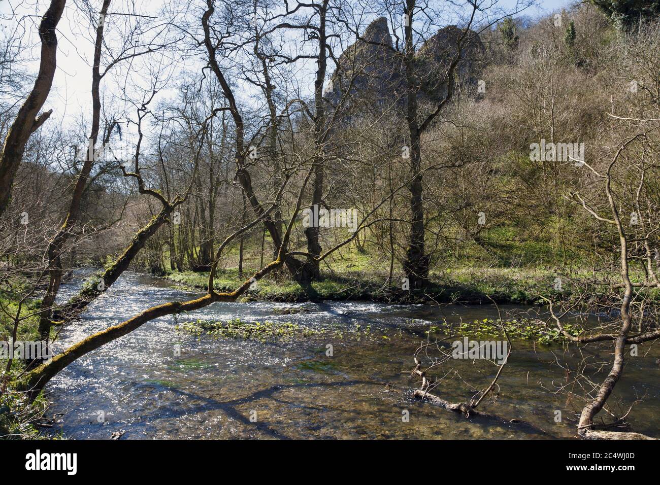 Jacob's Ladder, Dovedale, Peak District National Park, Derbyshire Foto Stock