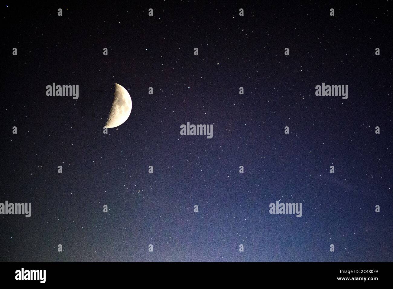 Baden-Württemberg : Luna e stelle Foto Stock