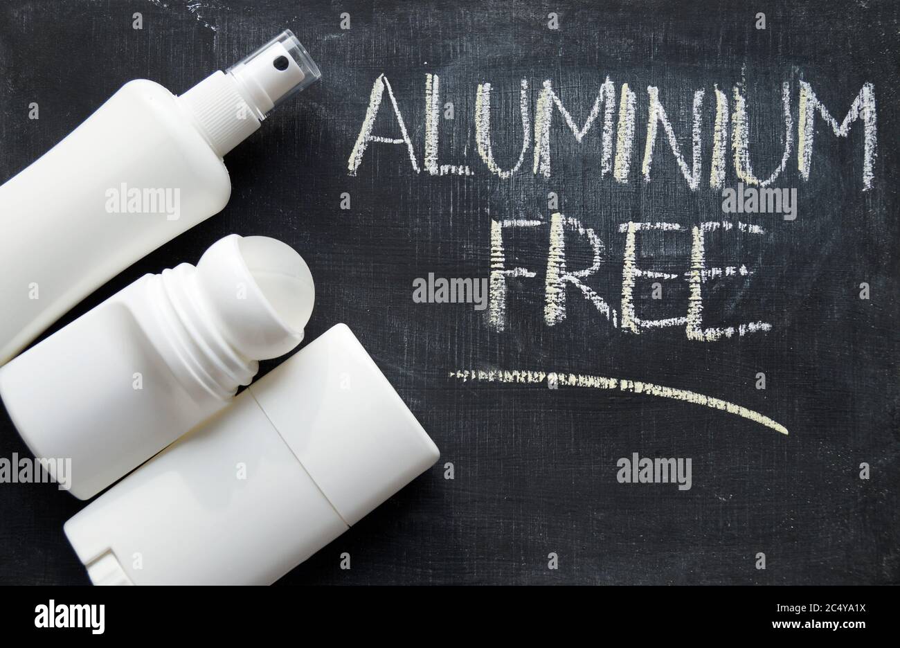 Deodorante senza alluminio Foto Stock