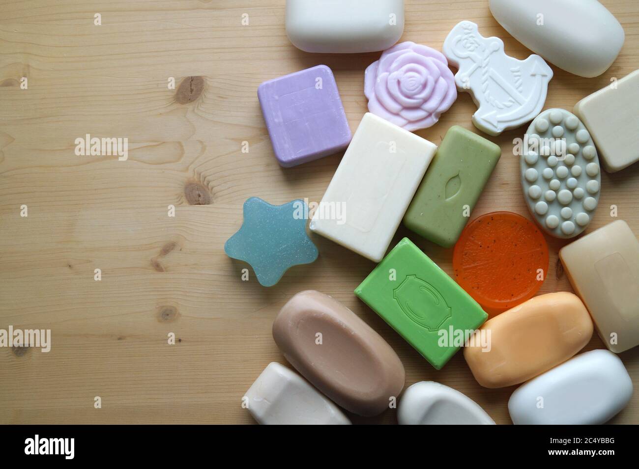 Sfondo di selezione della saponetta Foto Stock