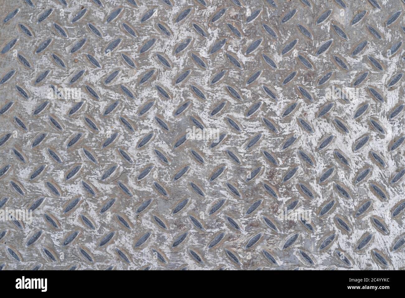 Pedana antisdrucciolo in metallo Foto Stock